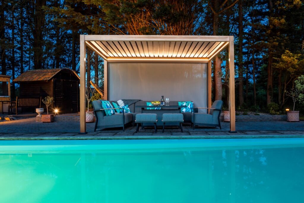 Pergola with Integrated Lighting in Drumcondra